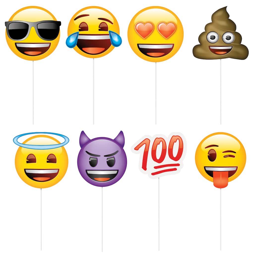 Emoji Photo Booth Props Emoji Party Supplies